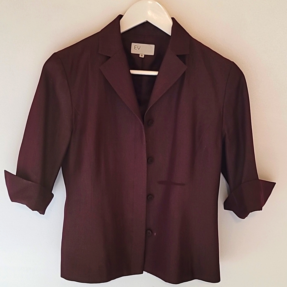 EV Burgendy Jacket Size S